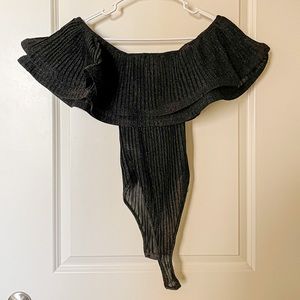 Black Fashion Nova Bodysuit